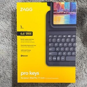 ZAGG Pro Keys Keyboard Case for iPad Pro 11-inch - Black